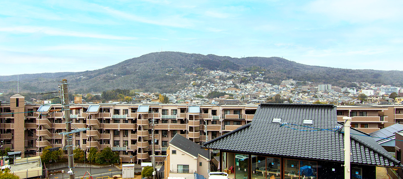 ハートフルコート生駒市東生駒1丁目　現地からの眺望　昼