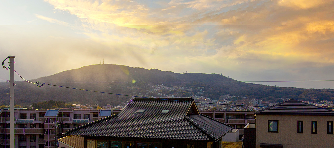 ハートフルコート生駒市東生駒1丁目　現地からの眺望　朝